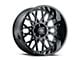 Vision Off-Road Rocker Gloss Black 6-Lug Wheel; 18x9; -12mm Offset (10-24 4Runner)