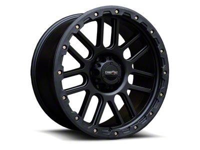 Vision Off-Road Nemesis Matte Black 6-Lug Wheel; 20x9; 12mm Offset (21-24 Bronco, Excluding Raptor)