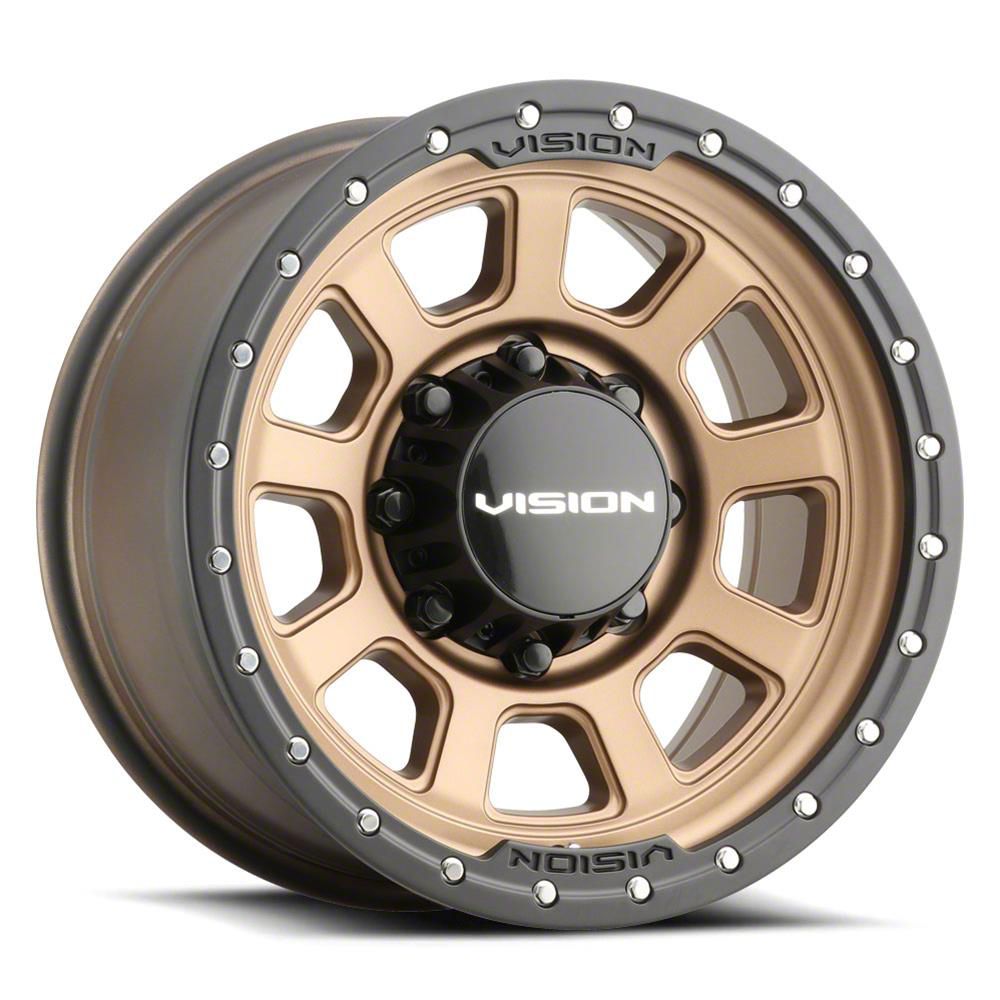 Vision Off-Road Bronco Ojos Bronze 6-Lug Wheel; 17x9; 12mm Offset 350 ...