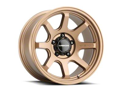 Vision Off-Road Flow Bronze 6-Lug Wheel; 17x9; -12mm Offset (21-24 Bronco, Excluding Raptor)