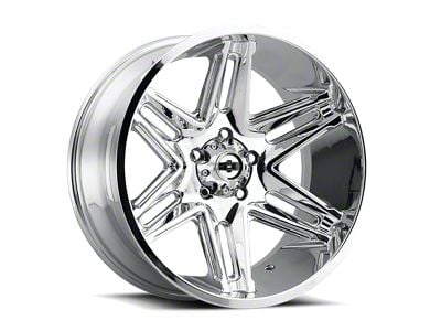 Vision Off-Road Razor Chrome 6-Lug Wheel; 24x12; -51mm Offset (22-25 Bronco Raptor)