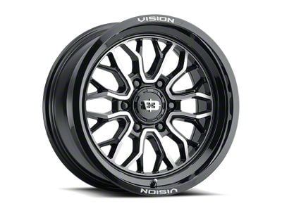 Vision Off-Road Razor Satin Black 6-Lug Wheel; 22x10; -19mm Offset (22-25 Bronco Raptor)