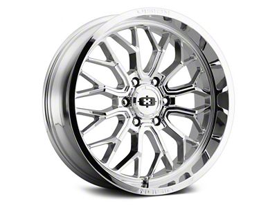 Vision Off-Road Riot Chrome 6-Lug Wheel; 20x10; -25mm Offset (21-24 Bronco, Excluding Raptor)