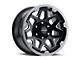 Vision Off-Road Se7en Gloss Black Milled Spoke Wheel; 18x9; 12mm Offset (84-01 Jeep Cherokee XJ)