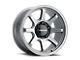 Vision Off-Road Flow Satin Gray Wheel; 17x9 (20-24 Jeep Gladiator JT)