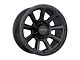 Vision Off-Road Turbine Matte Black Wheel; 17x8.5; -6mm Offset (05-10 Jeep Grand Cherokee WK, Excluding SRT8)