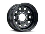 Vision Off-Road D Window Steel Gloss Black Wheel; 17x8; -12mm Offset (99-04 Jeep Grand Cherokee WJ)