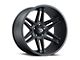 Vision Off-Road Razor Satin Black Wheel; 20x10; -25mm Offset (99-04 Jeep Grand Cherokee WJ)