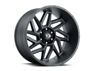 Vision Off-Road Spyder Satin Black Wheel; 20x12; -51mm Offset (99-04 Jeep Grand Cherokee WJ)