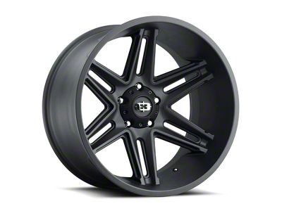 Vision Off-Road Razor Satin Black Wheel; 22x10; -19mm Offset (11-21 Jeep Grand Cherokee WK2)