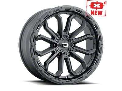 Vision Off-Road Korupt Satin Black Wheel; 17x9; 12mm Offset (07-18 Jeep Wrangler JK)