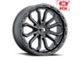 Vision Off-Road Korupt Satin Black Wheel; 20x9; -12mm Offset (76-86 Jeep CJ7)