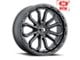 Vision Off-Road Korupt Satin Black Wheel; 20x9; 12mm Offset (76-86 Jeep CJ7)