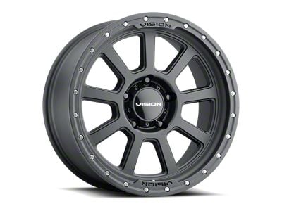 Vision Off-Road Ojos Satin Black Wheel; 20x9; -12mm Offset (76-86 Jeep CJ7)