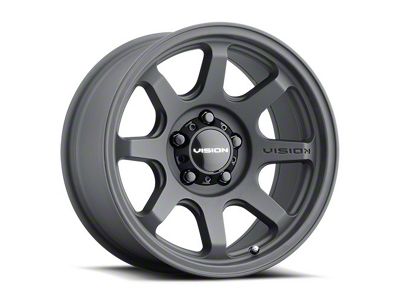 Vision Off-Road Flow Satin Black 6-Lug Wheel; 17x9; -12mm Offset (16-23 Tacoma)