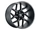 Vision Off-Road Sliver Satin Black 6-Lug Wheel; 20x9; 0mm Offset (16-23 Tacoma)