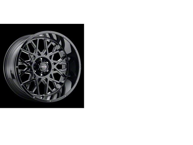 Vision Off-Road Rocker Gloss Black 6-Lug Wheel; 22x12; -51mm Offset (16-23 Tacoma)