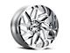 Vision Off-Road Spyder Chrome 6-Lug Wheel; 22x12; -57mm Offset (16-23 Tacoma)