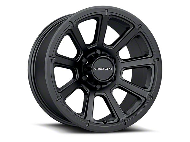 Vision Off-Road Turbine Matte Black 6-Lug Wheel; 20x9; 18mm Offset (16-23 Tacoma)