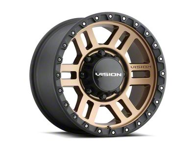 Vision Off-Road Manx 2 Bronze 6-Lug Wheel; 18x9; 12mm Offset (17-24 Titan)