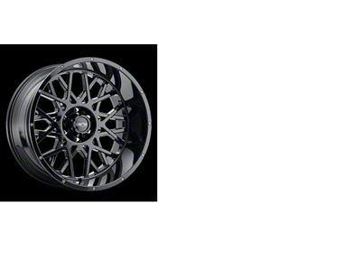 Vision Off-Road Rocker Gloss Black 6-Lug Wheel; 20x12; -51mm Offset (17-24 Titan)