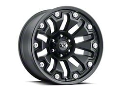 Vision Off-Road Armor Satin Black 6-Lug Wheel; 18x9; -12mm Offset (16-24 Titan XD)