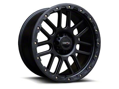 Vision Off-Road Nemesis Matte Black 6-Lug Wheel; 20x9; 12mm Offset (16-24 Titan XD)