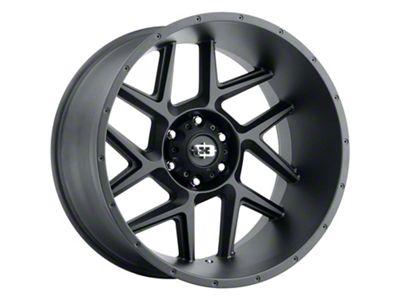 Vision Off-Road Sliver Satin Black 6-Lug Wheel; 20x9; 0mm Offset (22-24 Tundra)