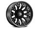 Vision Off-Road Armor Satin Black with Black Bolt Inserts 6-Lug Wheel; 20x9; 12mm Offset (22-24 Tundra)