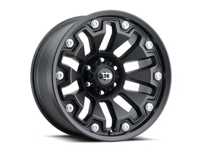 Vision Off-Road Armor Satin Black 6-Lug Wheel; 18x9; 12mm Offset (22-24 Tundra)