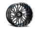 Vision Off-Road Brawl Gloss Black Milled 6-Lug Wheel; 20x10; -25mm Offset (22-24 Tundra)