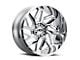 Vision Off-Road Spyder Chrome 6-Lug Wheel; 20x9; 0mm Offset (22-24 Tundra)