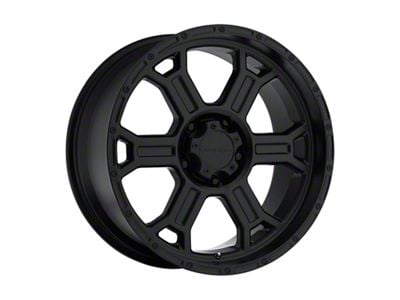 Vision Off-Road Raptor Matte Black Wheel; 17x9; 25mm Offset (20-24 Jeep Gladiator JT)