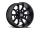 Vision Off-Road Bomb Satin Black Wheel; 20x9 (20-24 Jeep Gladiator JT)