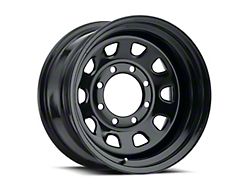 Vision Off-Road D Window Steel Gloss Black Wheel; 17x8; -12mm Offset (20-24 Jeep Gladiator JT)