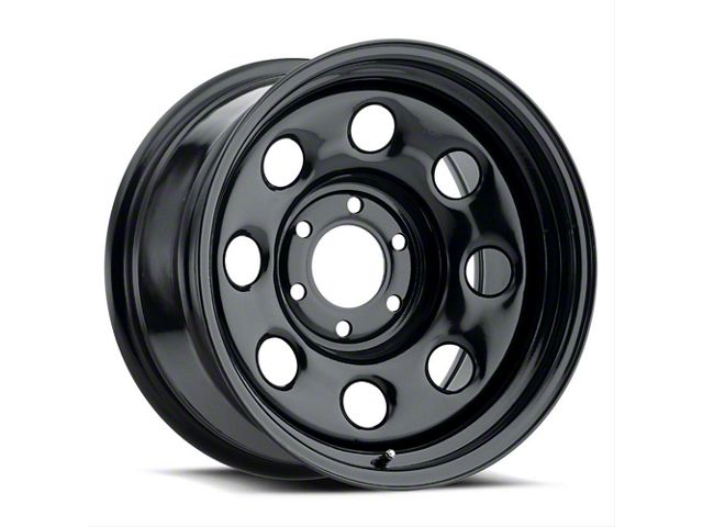 Vision Off-Road Soft 8 Steel Gloss Black Wheel; 17x9 (20-24 Jeep Gladiator JT)