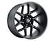 Vision Off-Road Silver Satin Black 5-Lug Wheel; 20x9; 12mm Offset (14-21 Tundra)