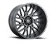Vision Wheel Brawl Satin Black 6-Lug Wheel; 20x9; 12mm Offset (03-09 4Runner)