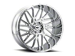 Vision Wheel Brawl Chrome 6-Lug Wheel; 20x9; 12mm Offset (04-15 Titan)