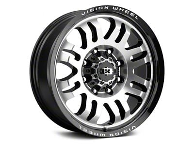 Vision Wheel Inferno Gloss Black Machined 6-Lug Wheel; 20x9; 12mm Offset (04-15 Titan)