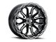 Vision Wheel Korupt Gloss Black Milled 6-Lug Wheel; 20x9; 0mm Offset (04-15 Titan)