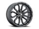 Vision Wheel Korupt Satin Black 6-Lug Wheel; 20x9; 0mm Offset (04-15 Titan)