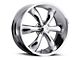 Vision Wheel Legend 5 Chrome 6-Lug Wheel; 20x9; 20mm Offset (04-15 Titan)