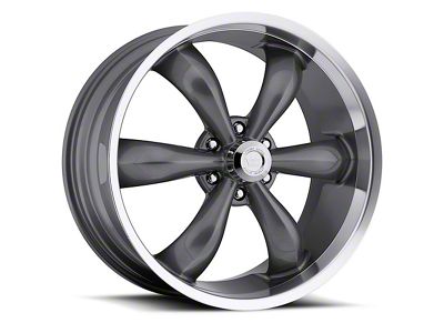 Vision Wheel Legend 5 Gunmetal Machined 6-Lug Wheel; 20x9; 20mm Offset (04-15 Titan)