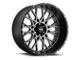 Vision Wheel Rocker Anthracite with Satin Black Lip 6-Lug Wheel; 20x12; -51mm Offset (04-15 Titan)