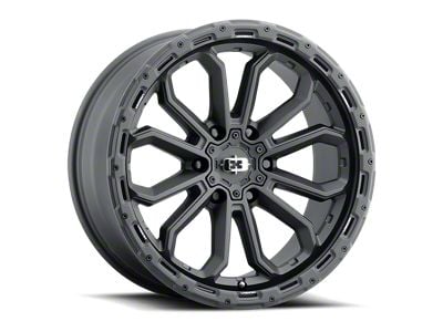 Vision Wheel Korupt Satin Black 6-Lug Wheel; 20x9; 12mm Offset (2024 Tacoma)