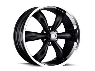 Vision Wheel Legend 5 Gloss Black Machined 6-Lug Wheel; 20x9; 20mm Offset (2024 Tacoma)