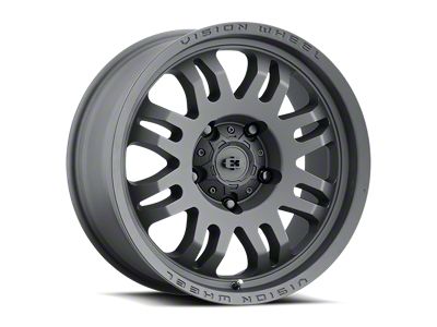 Vision Wheel Inferno Satin Black 6-Lug Wheel; 18x9; 12mm Offset (10-24 4Runner)