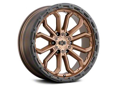 Vision Wheel Korupt Satin Bronze 6-Lug Wheel; 17x9; -12mm Offset (10-24 4Runner)