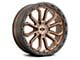 Vision Wheel Korupt Satin Bronze 6-Lug Wheel; 17x9; -12mm Offset (10-24 4Runner)